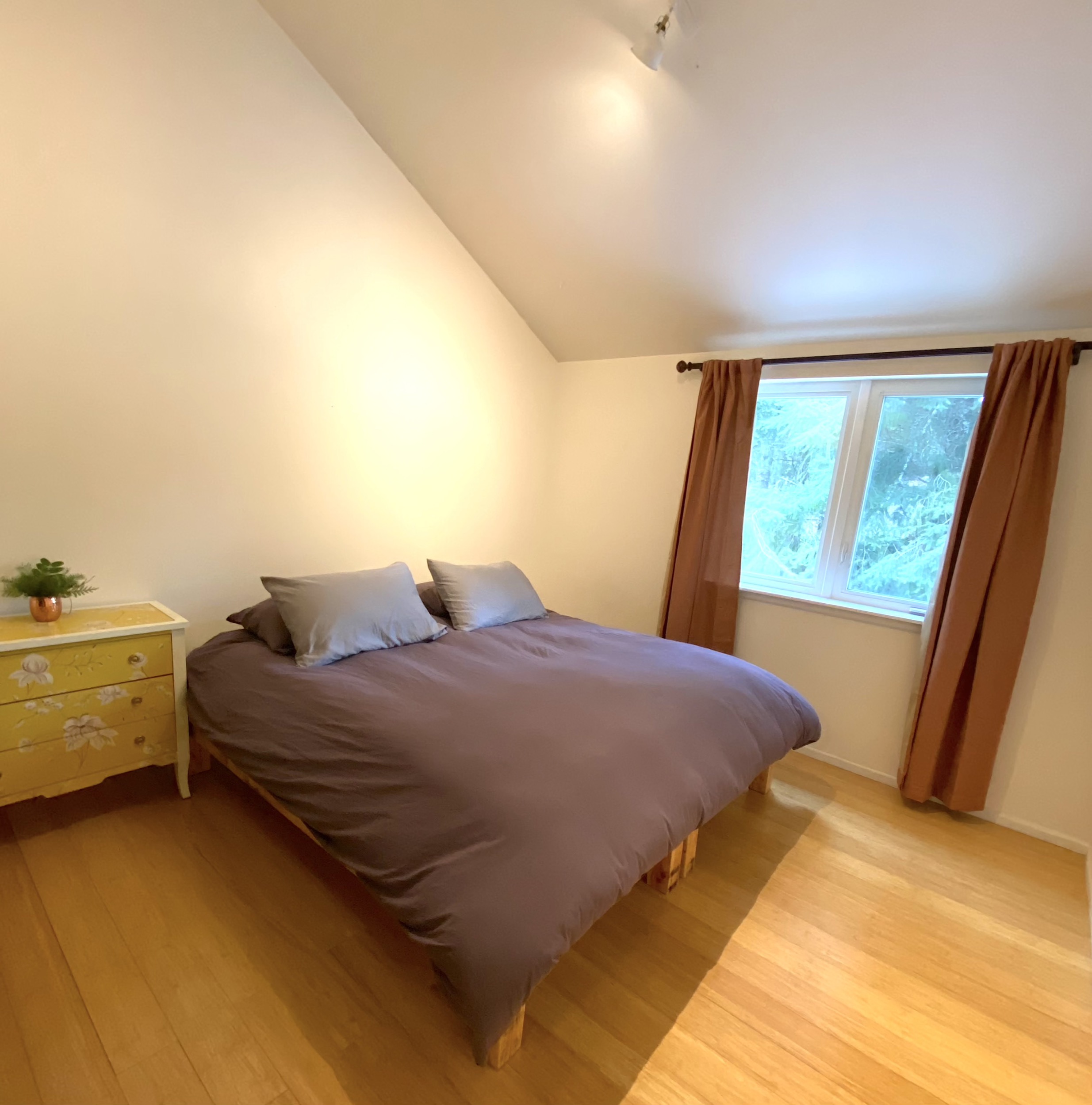 King bed twin xl bedroom dresser Mt. Rainier vacation rental home